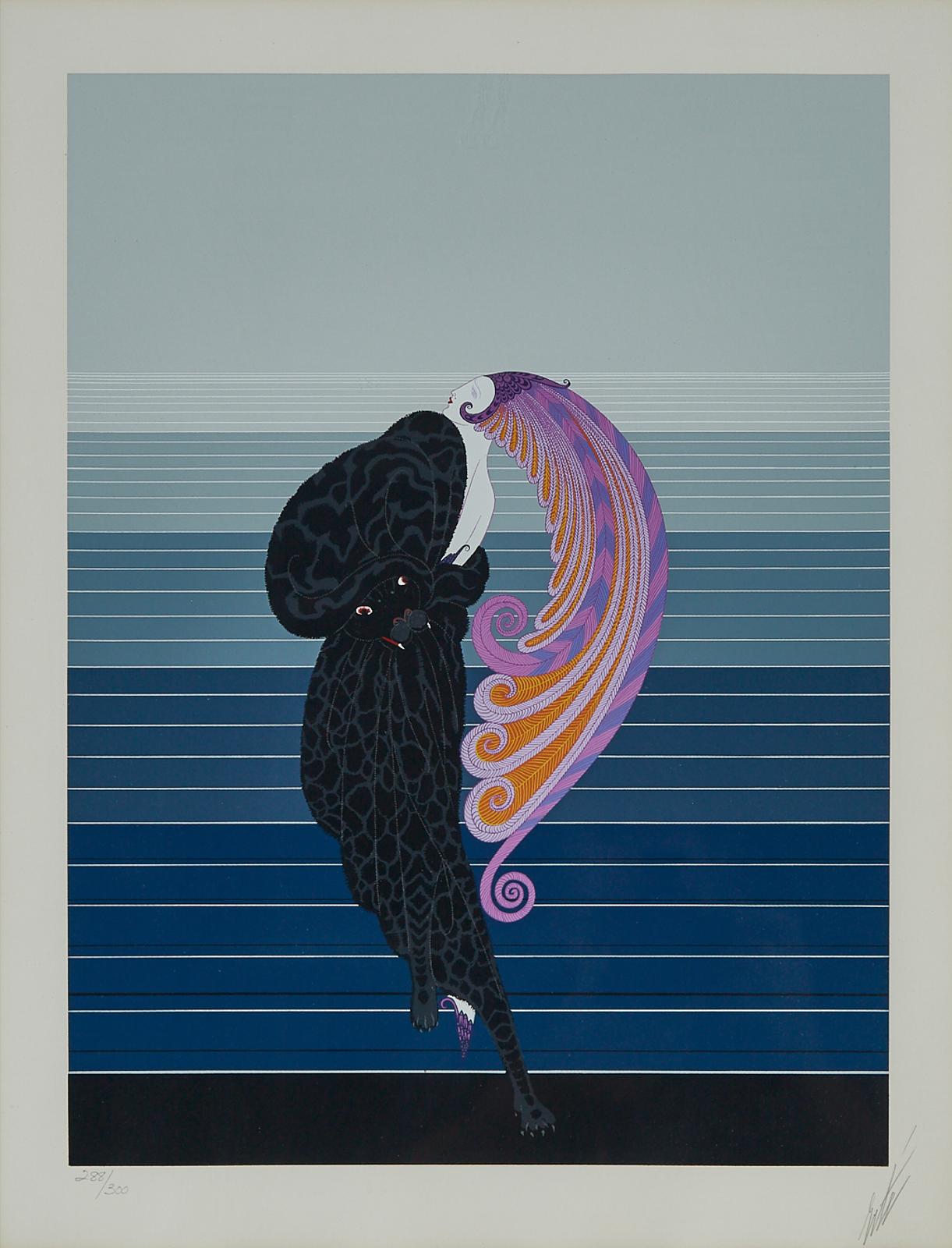 Erté (1892-1990) - Beauty And The Beast (From 