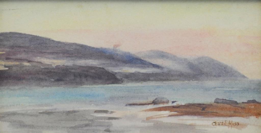 Charles Eugene Moss (1860-1901) - Bayside Sunset