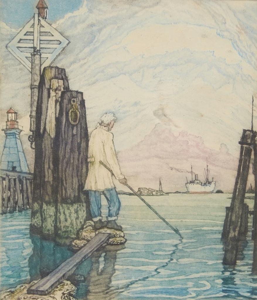 Nicholas Hornyansky (1896-1965) - The Old Pilot