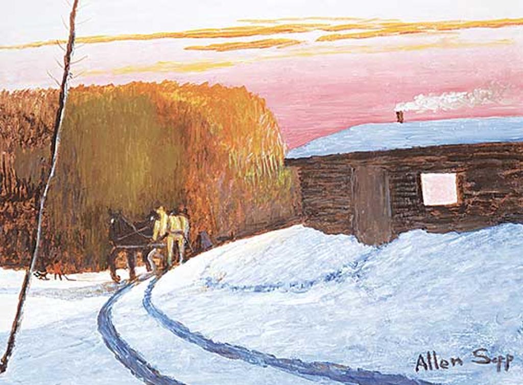Allen Fredrick Sapp (1929-2015) - People are Coming to Visit, Night is Coming