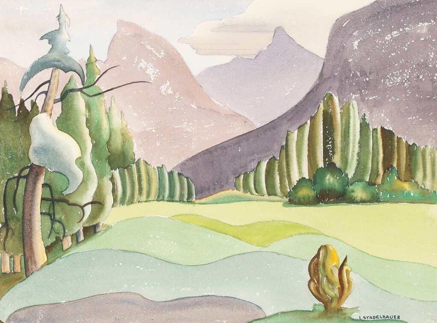 Isabel Stadelbauer (1909-2004) - Banff Springs Golf Course; 1943