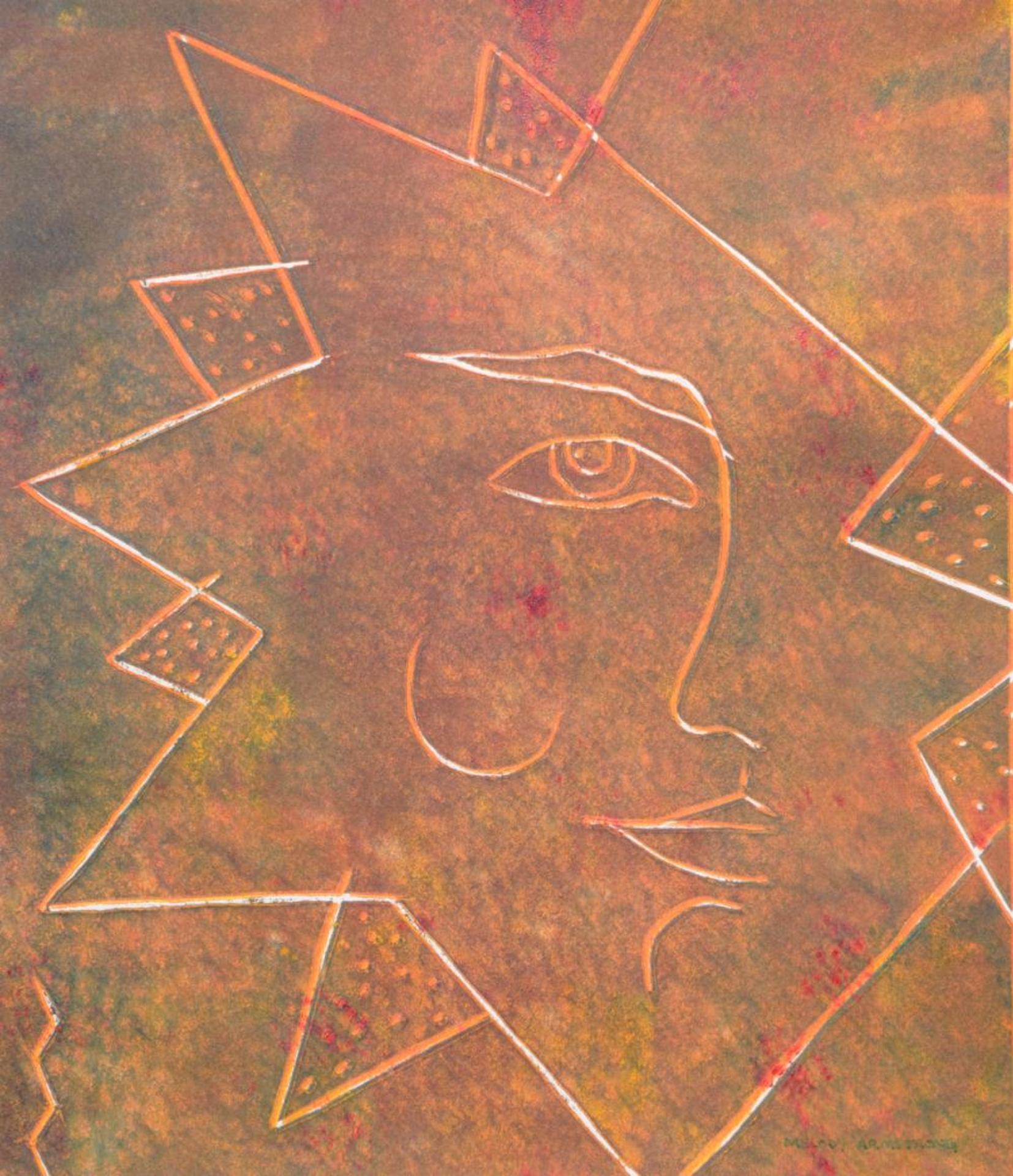 Melody Armstrong (1965) - Untitled - Sun/Face
