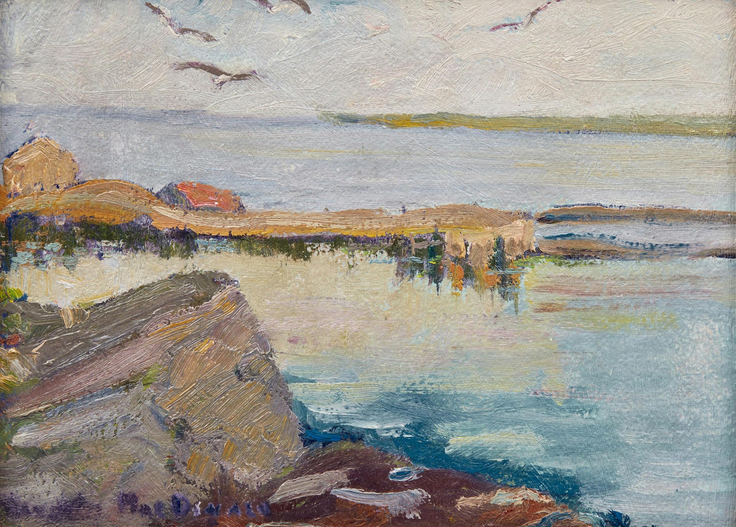 Manly Edward MacDonald (1889-1971) - Seagulls by the Water