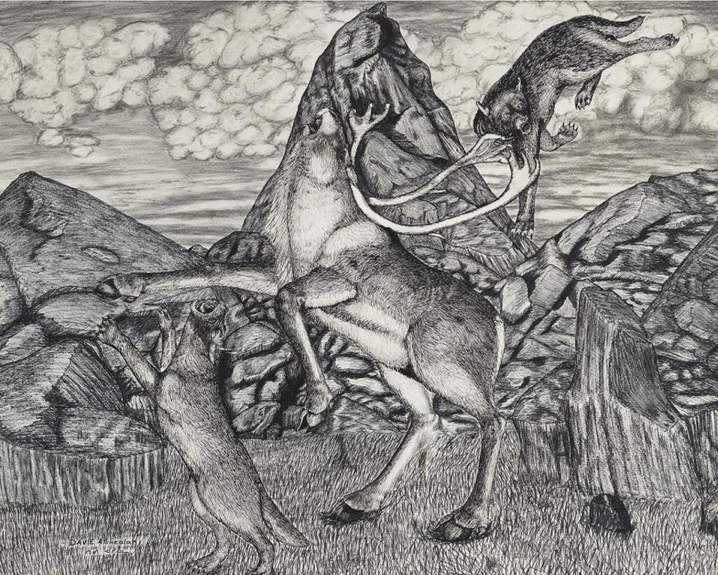 Davie Atchealak (1947-2006) - Untitled