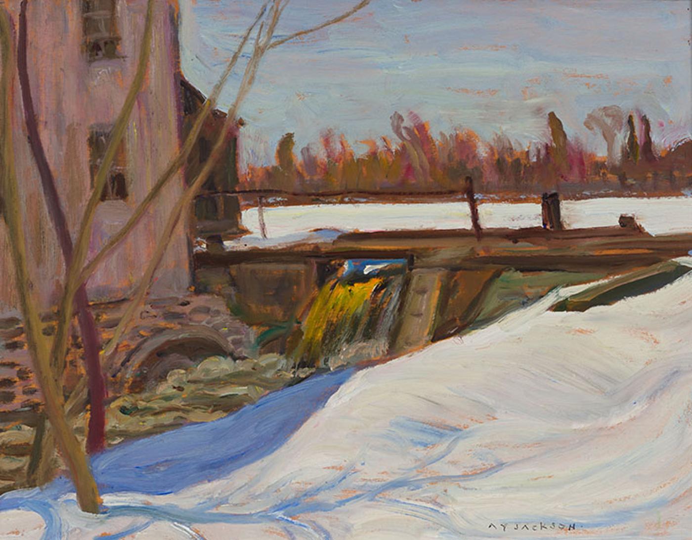 Alexander Young (A. Y.) Jackson (1882-1974) - Mill at Appleton