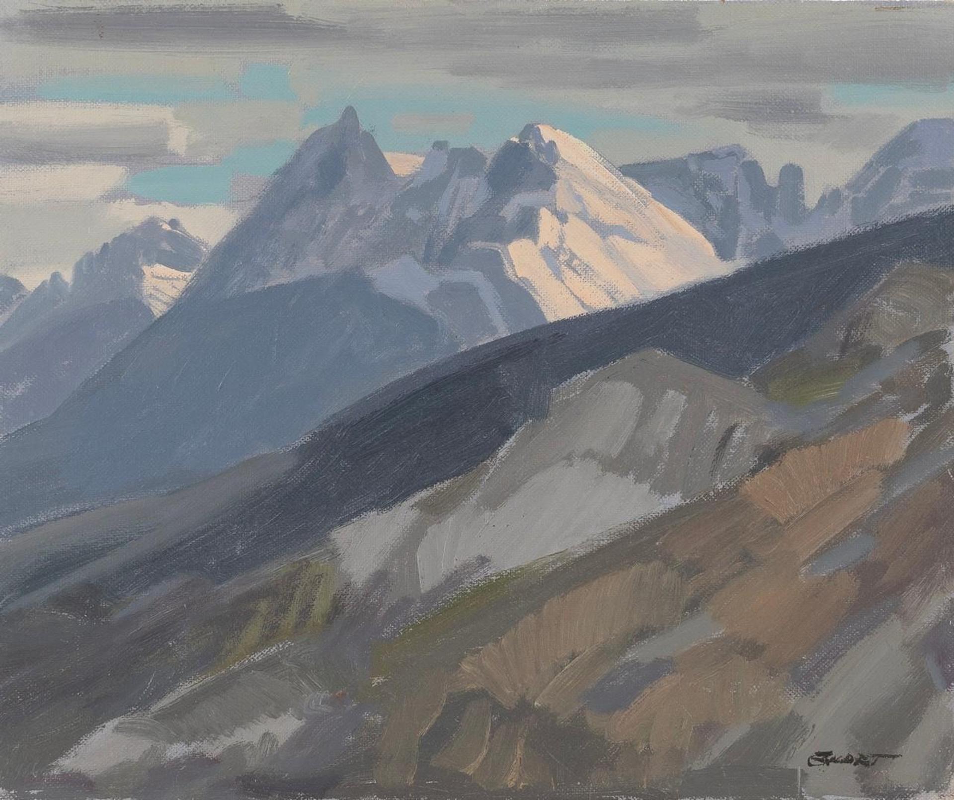 Peter Maxwell Ewart (1918-2001) - Columbia Icefield Highway (Just south of Jasper)