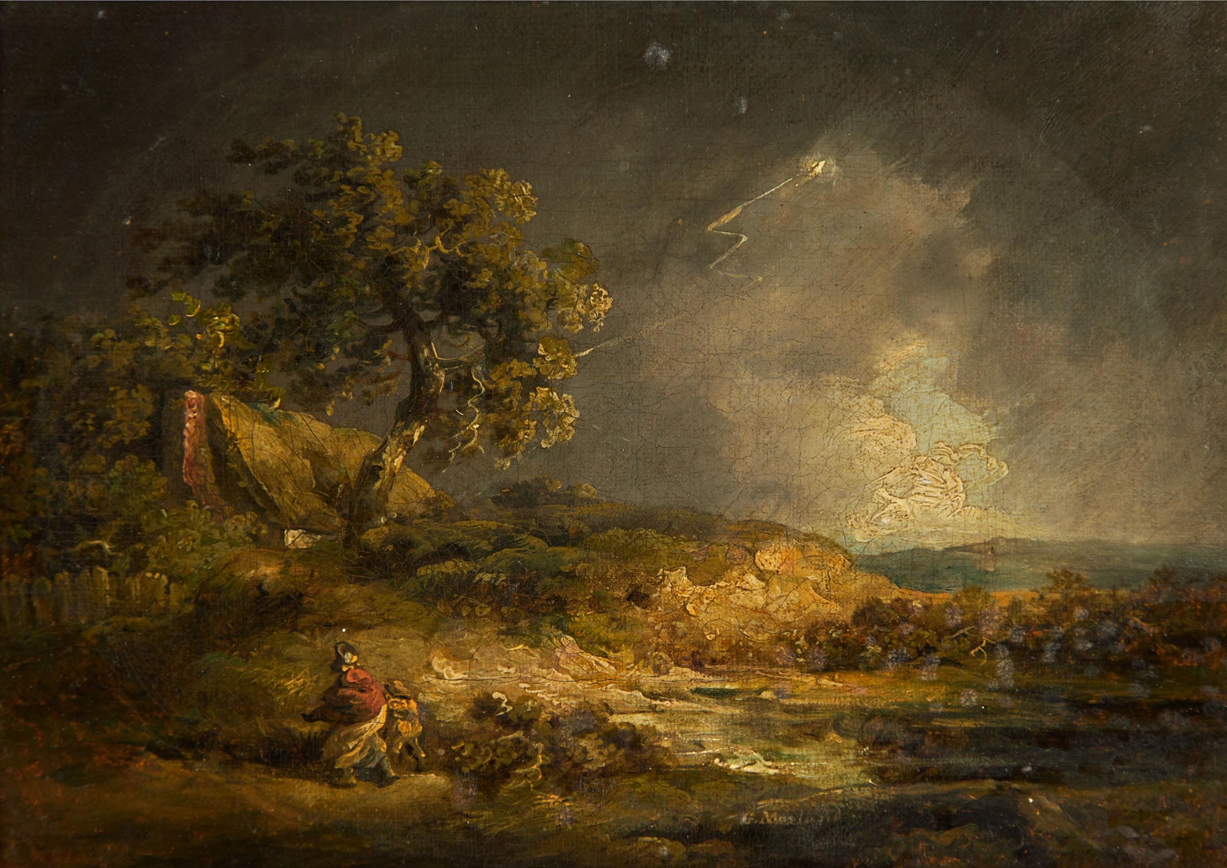 George Morland (1763-1804) - Untitled (Storm)