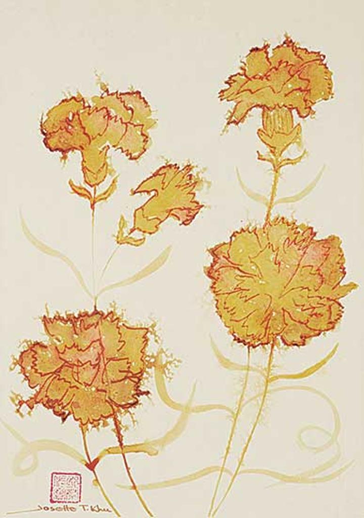 Josette T. Khu (1933) - Carnations