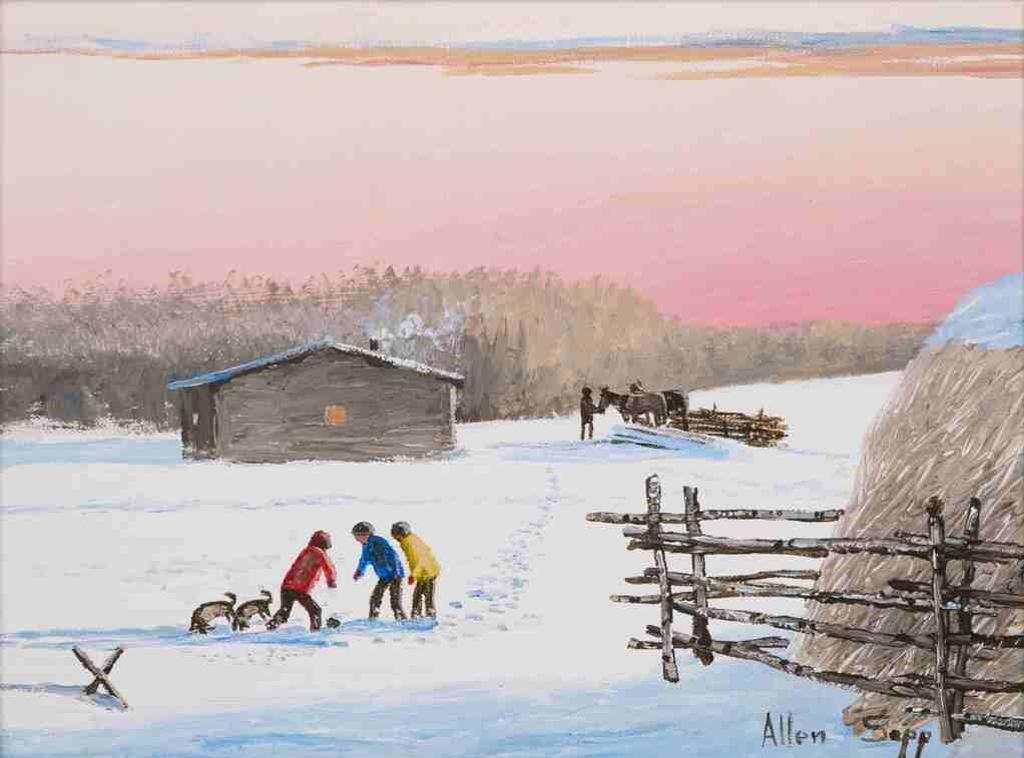 Allen Fredrick Sapp (1929-2015) - The Little Boys Having Fun