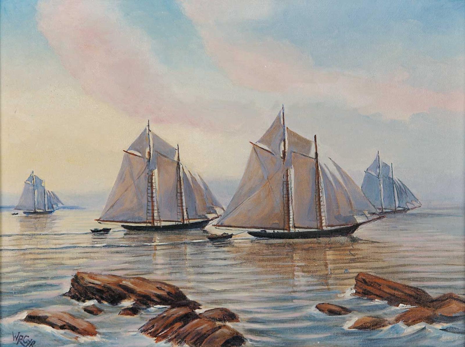 Wilfred R. Cyr - Untitled - Four Great Ships