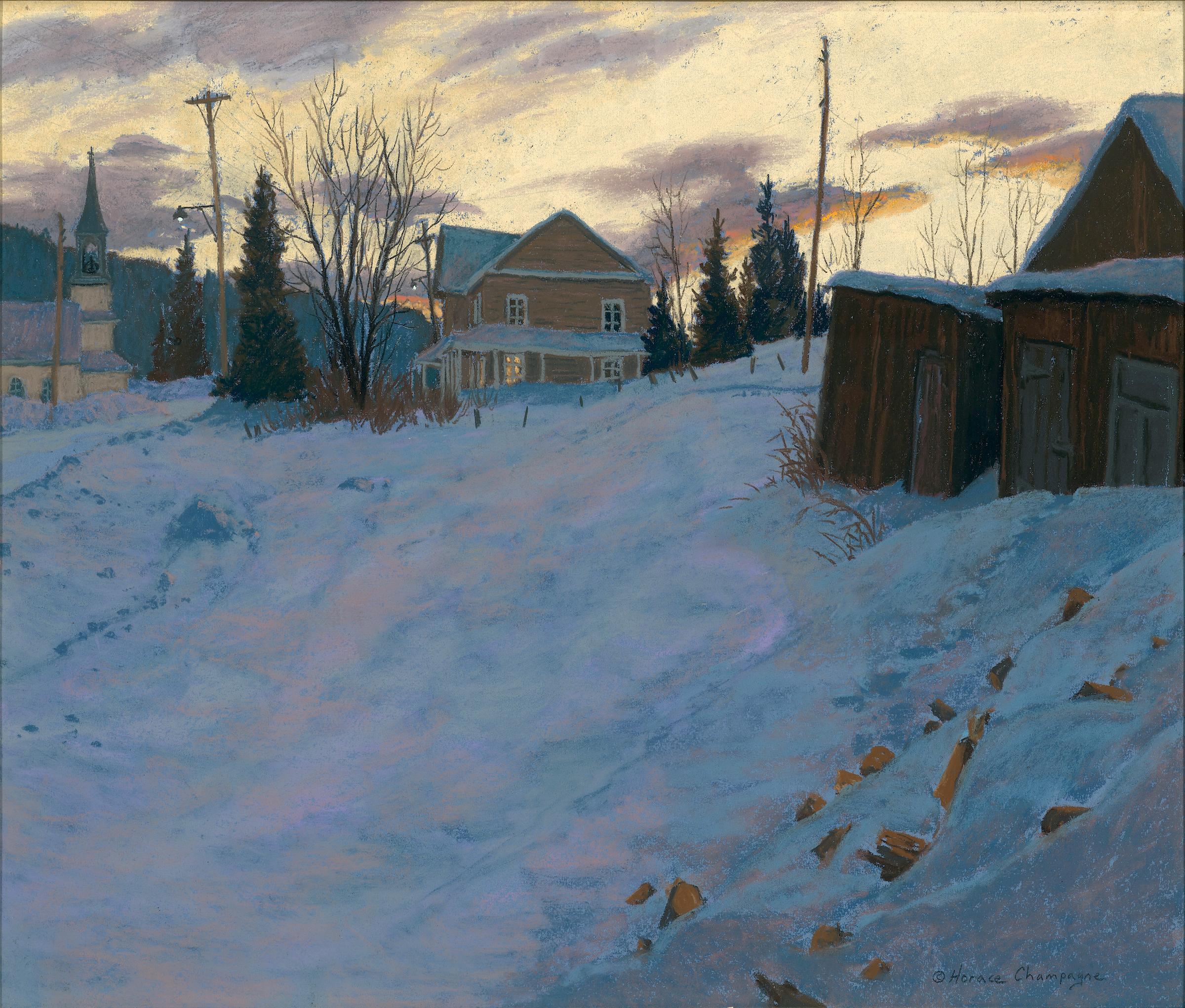 Horace Champagne (1937) - Little Church at St.-Fidèle, 1987