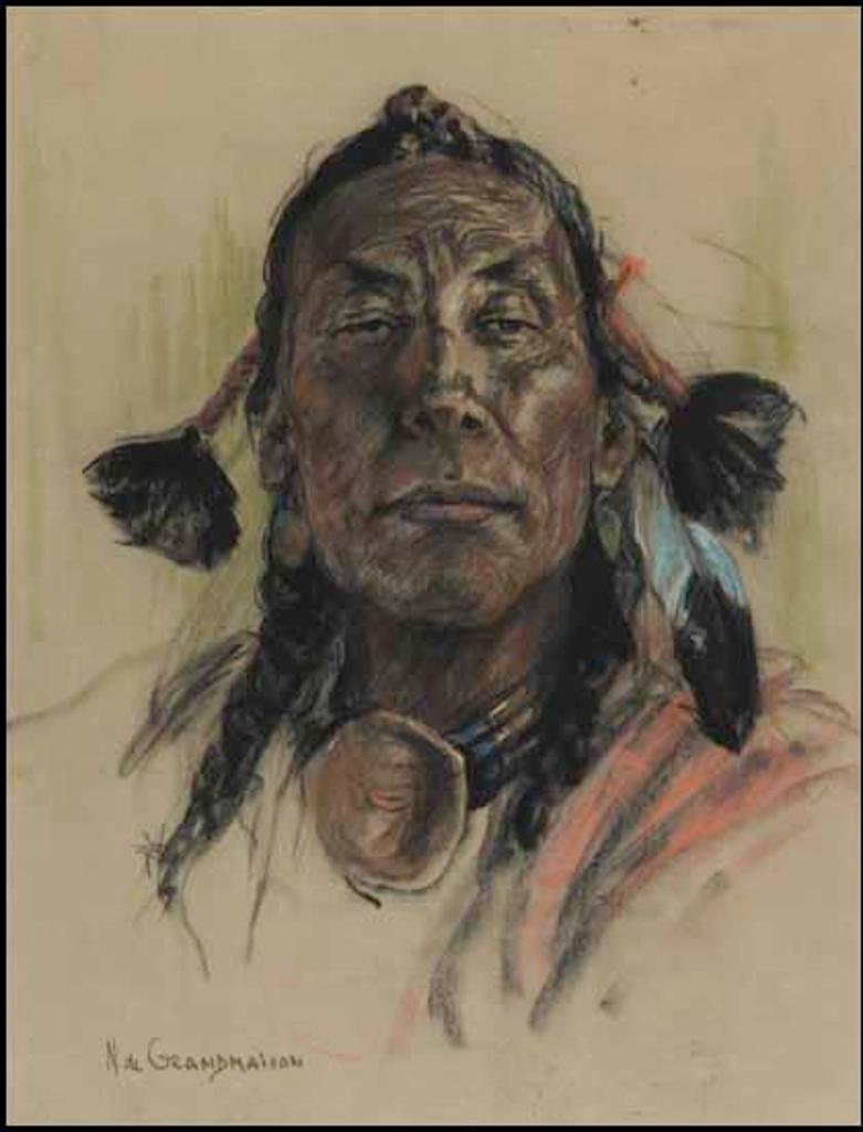 Nicholas (Nickola) de Grandmaison (1892-1978) - Blackfoot Indian