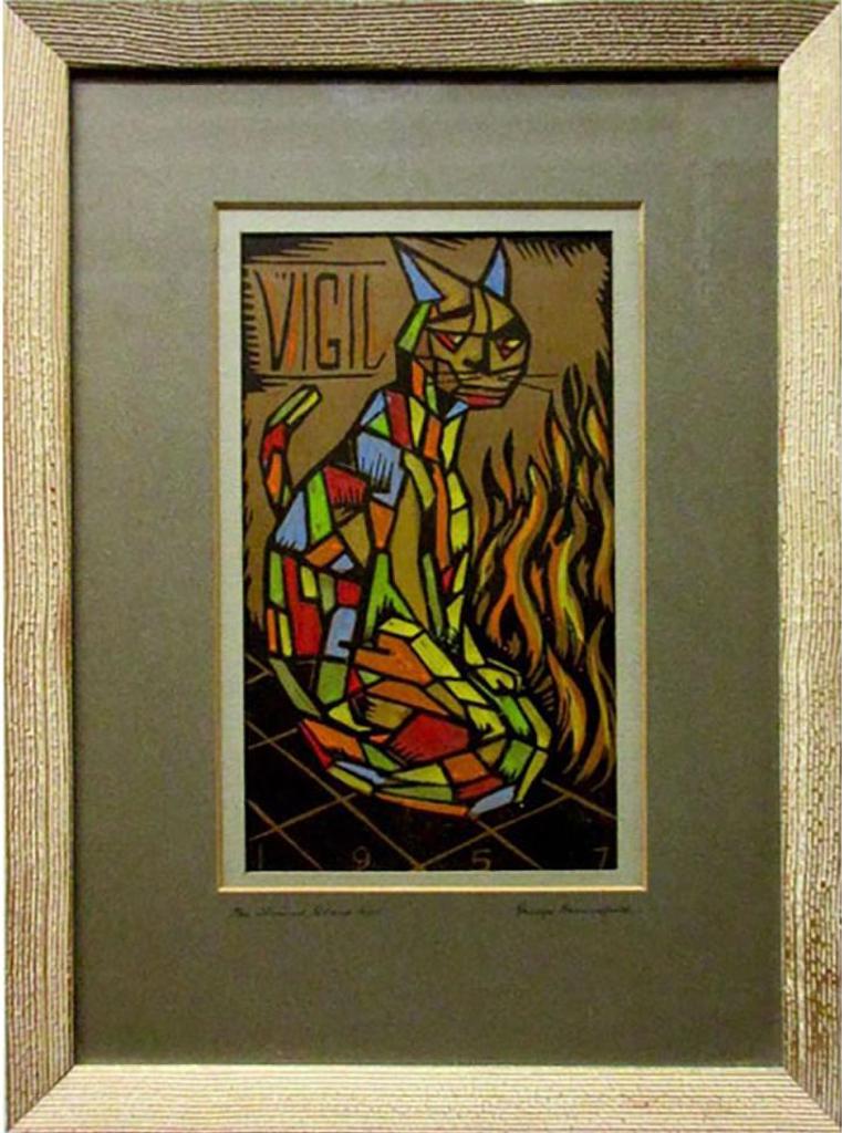 Adolphus George Broomfield (1906-1992) - The Stained Glass Cat