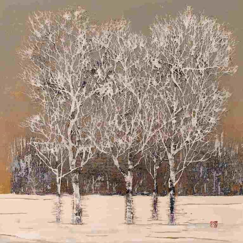Joichi Hoshi (1913-1979) - Trees In Winter; 1976