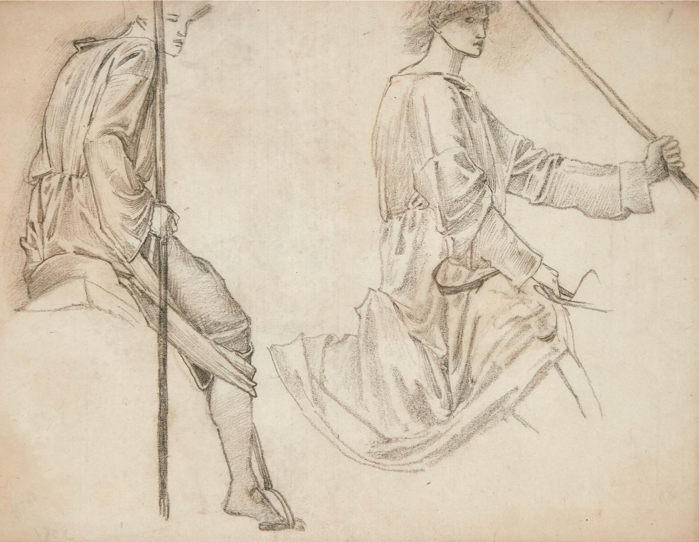 Edward Burne-Jones - Study Of Knights