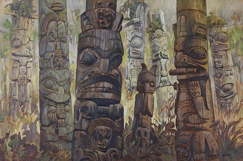 Nell Marion Bradshaw (1904-1997) - Totem Pole Collection II