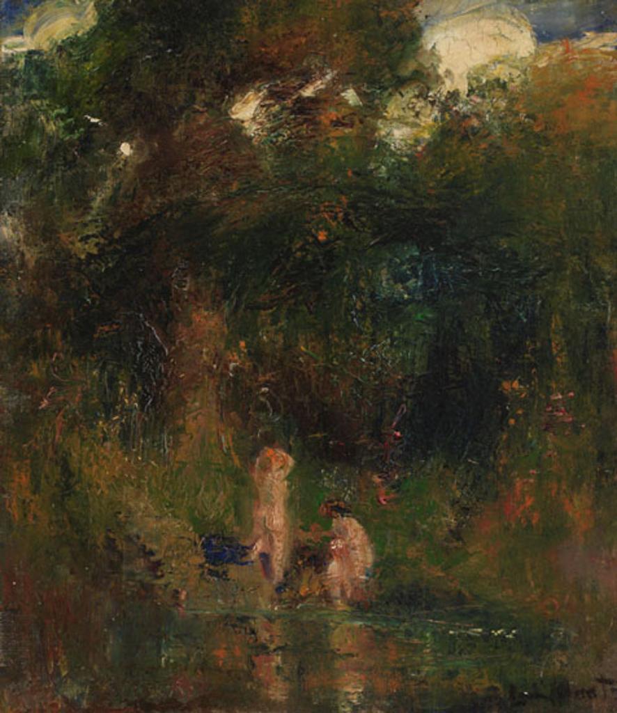 Laura Adelaine Muntz Lyall (1860-1930) - Evening Bathers