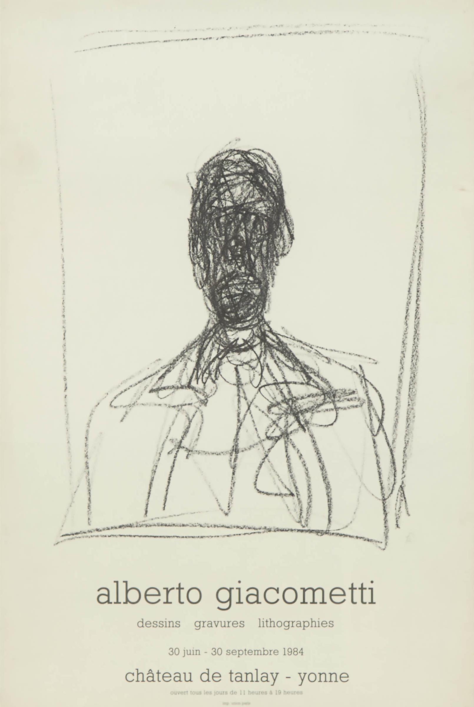 Alberto Giacometti (1901-1966) - Dessins, Gravures, Lithographies, 30 Juin - 30 September, 1984
