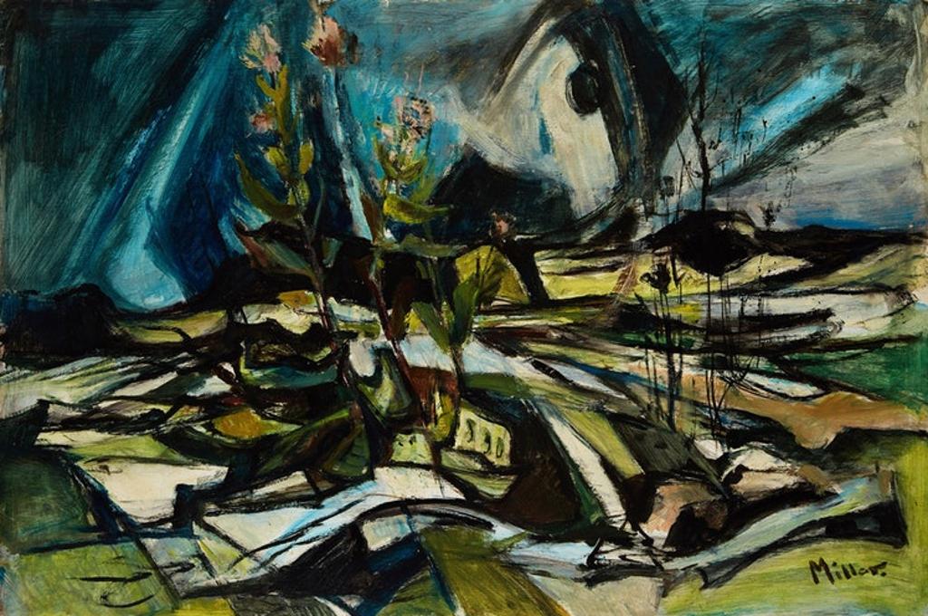 Alexander Samuel Millar (1921-1978) - Spring Landscape; Landscape with Red Mountains; Fish Swimming