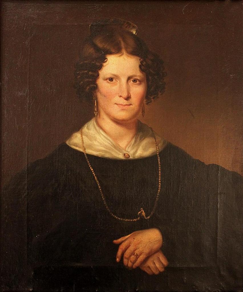 British Columbia School (1810) - Untitled - Mother in a Gown