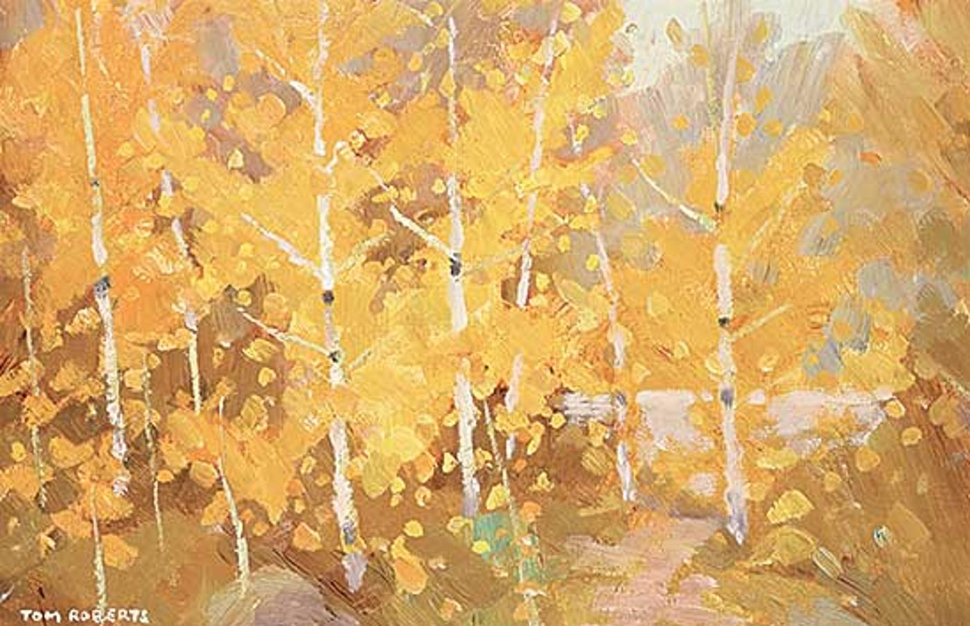 Thomas Keith (Tom) Roberts (1909-1998) - October, Birch Trees