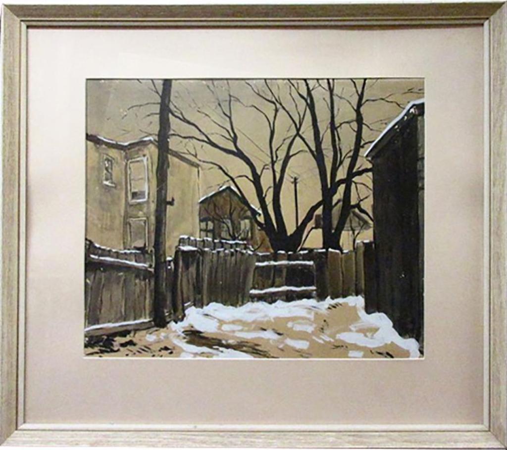 Albert Jacques Franck (1899-1973) - Untitled (Toronto Backyards)