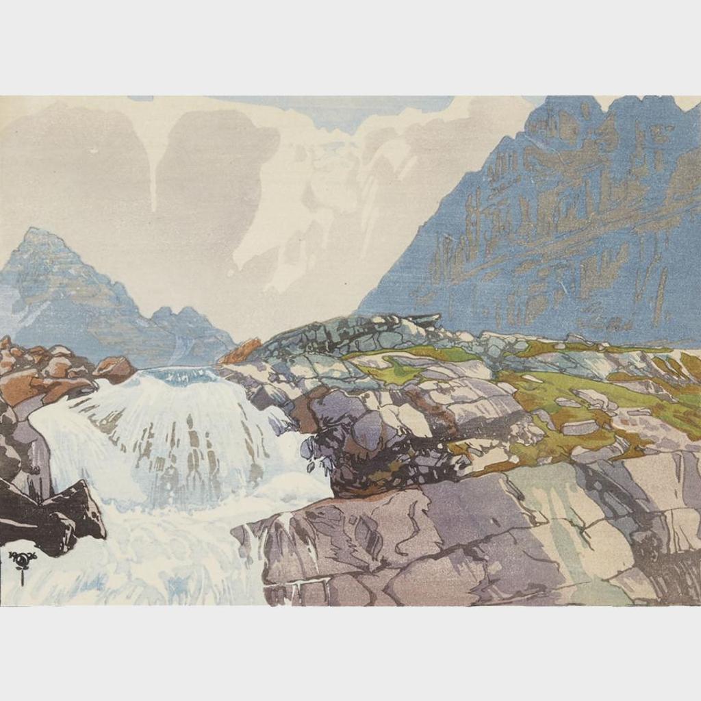 Walter Joseph (W.J.) Phillips (1884-1963) - Mountain Torrent