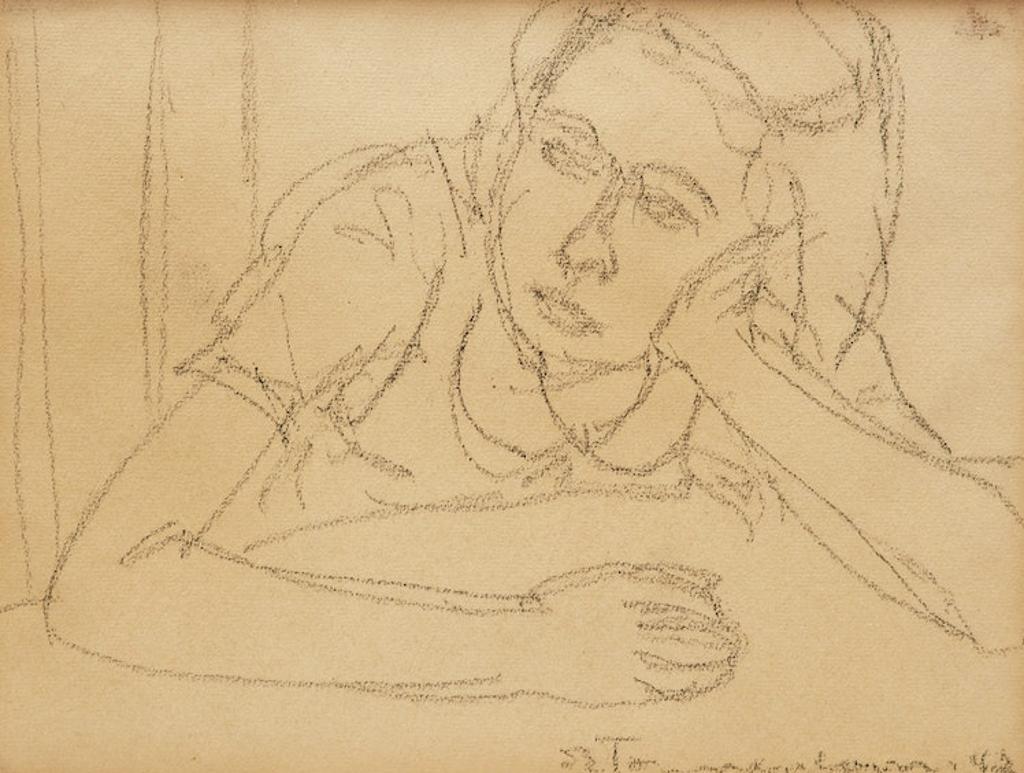 Jacques Godefroy de Tonnancour (1917-2005) - Young Girl