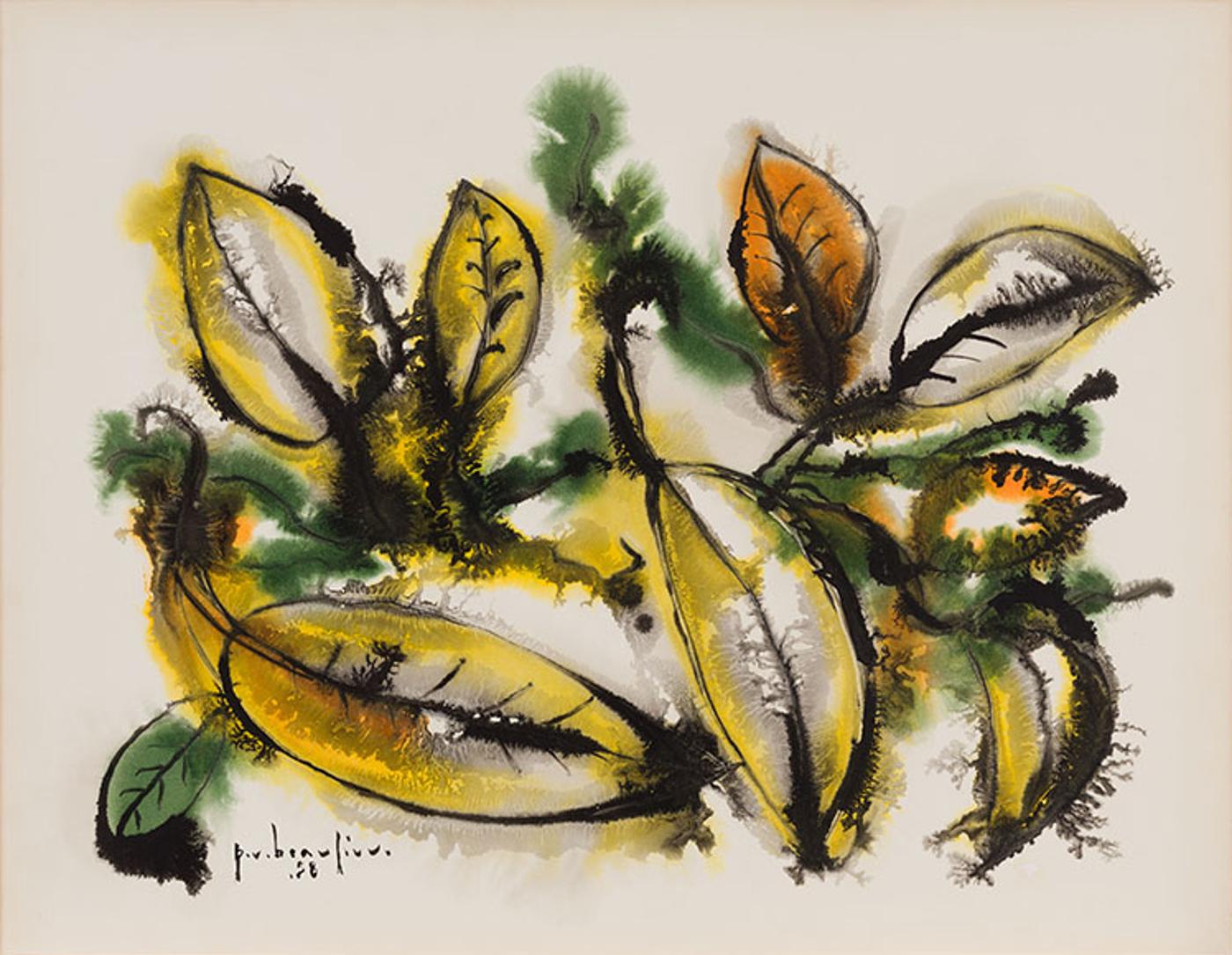 Paul Vanier Beaulieu (1910-1996) - Feuilles d’automne