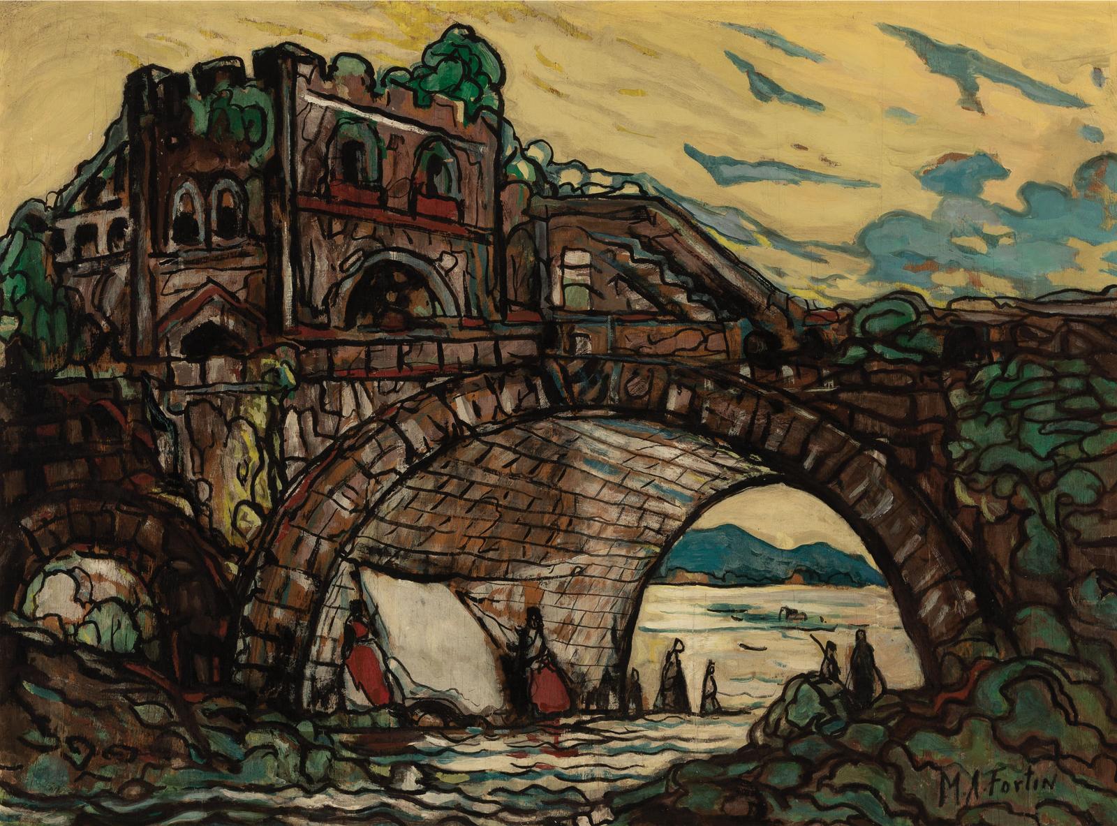 Marc-Aurèle Fortin (1888-1970) - Vieux Pont, 1948
