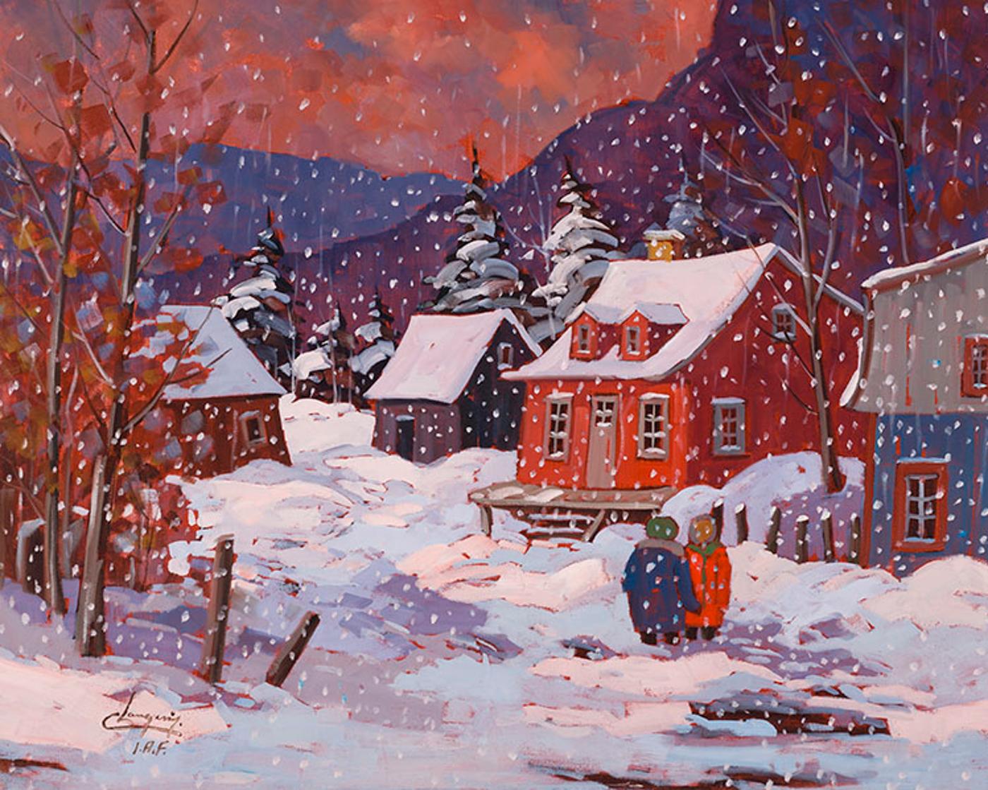 Claude Langevin (1942-2024) - Début de tempête (Heavy Snow in the Laurentides)