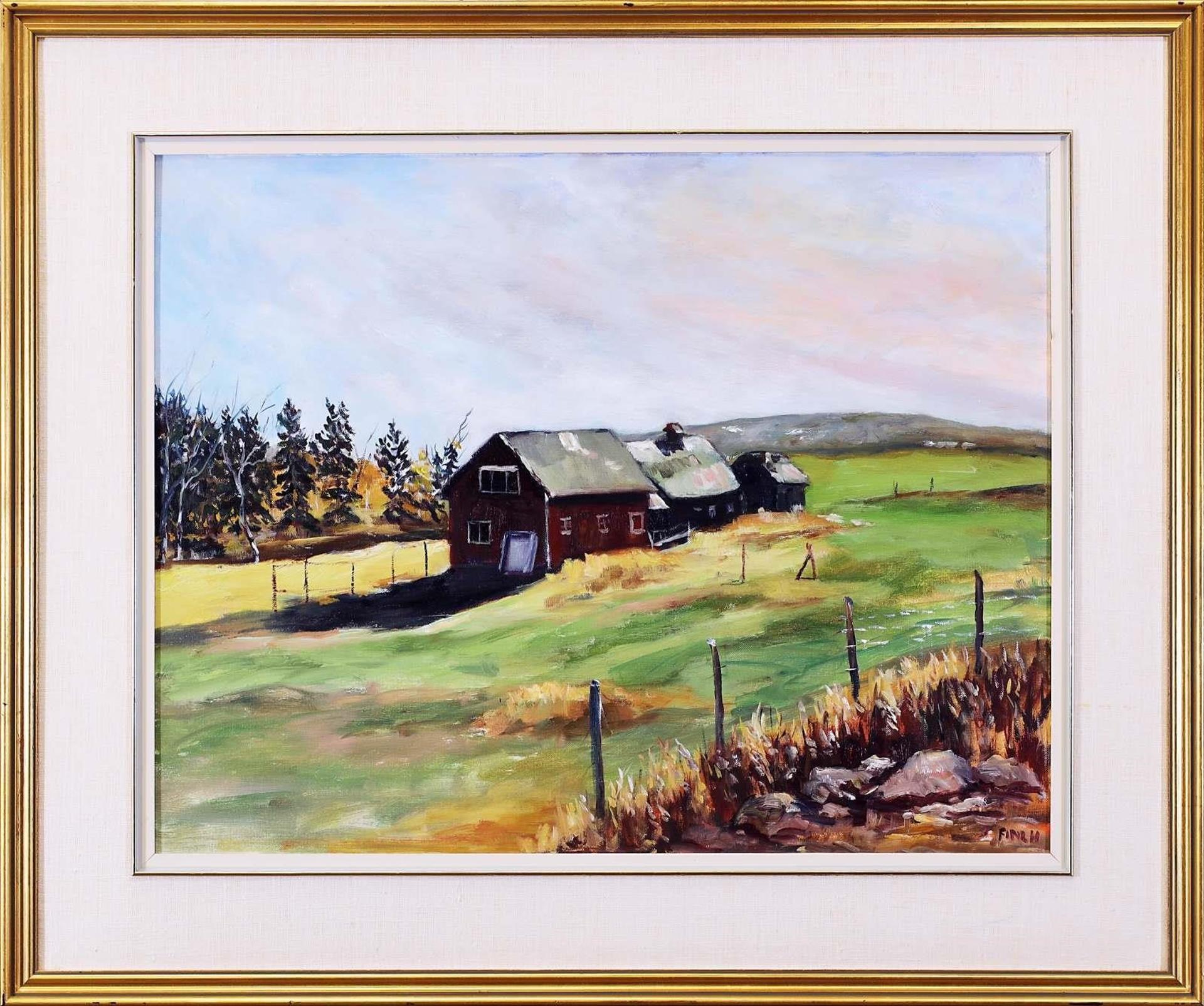 Zaidee Finch (1920-2014) - Calgary West. Farm; 1984