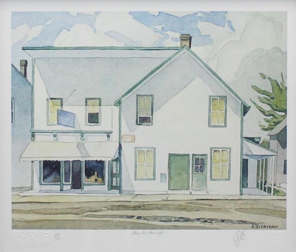A.J. Casson (1898-1992) - Store in Bancroft