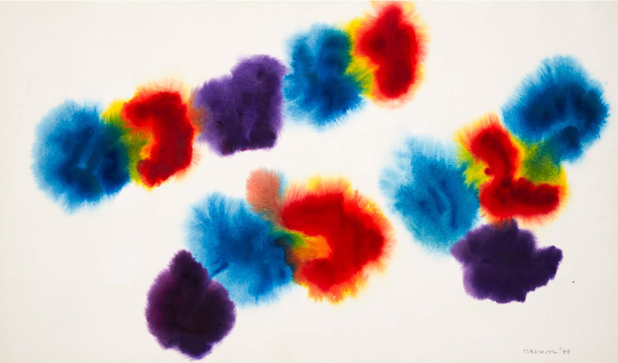 Gershon Iskowitz (1921-1988) - Untitled (Abstract), 1978