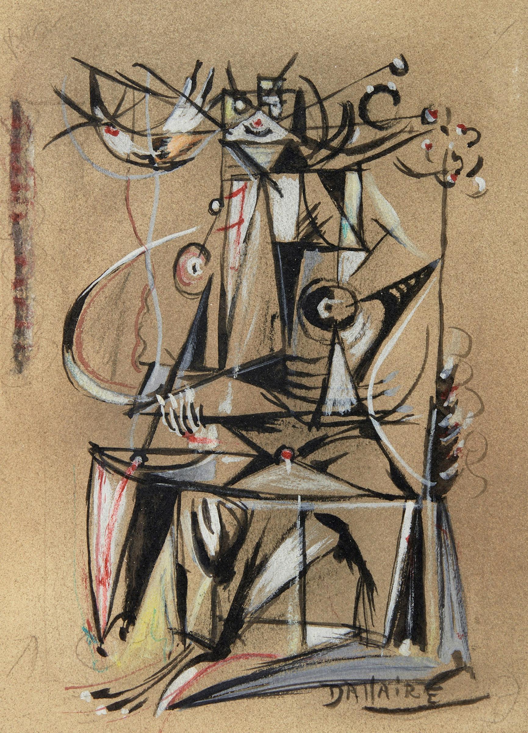 Jean-Philippe Dallaire (1916-1965) - Study for 