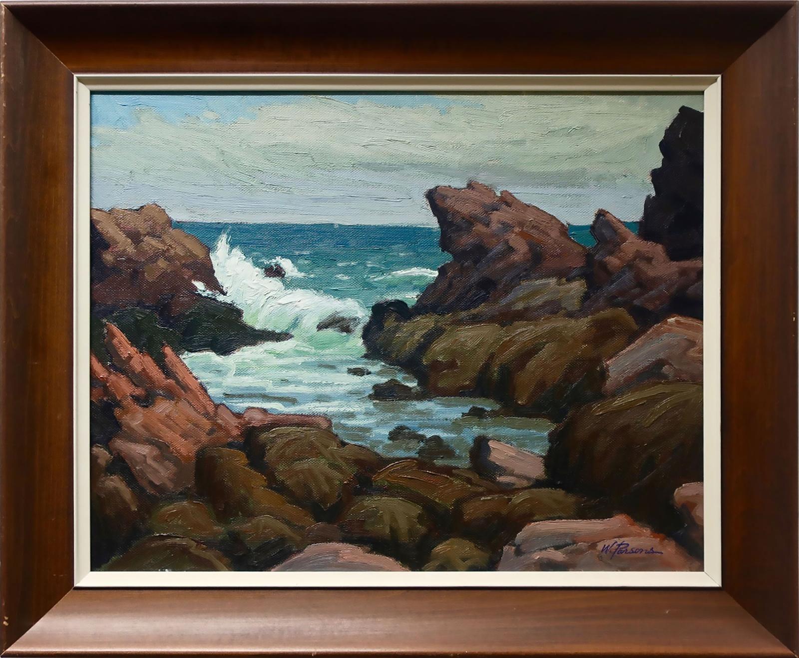 William (Bill) Parsons (1909-1982) - 30 Low Tide, Bass Rocks