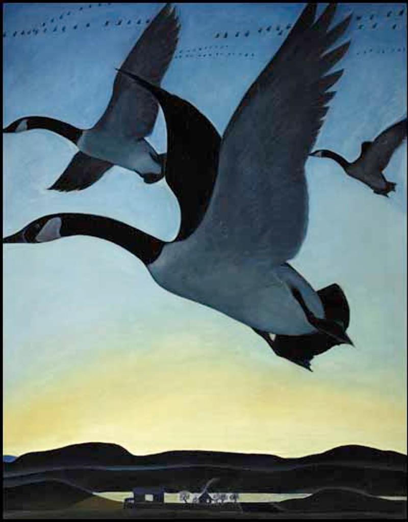 Thoreau MacDonald (1901-1989) - Canadian Geese