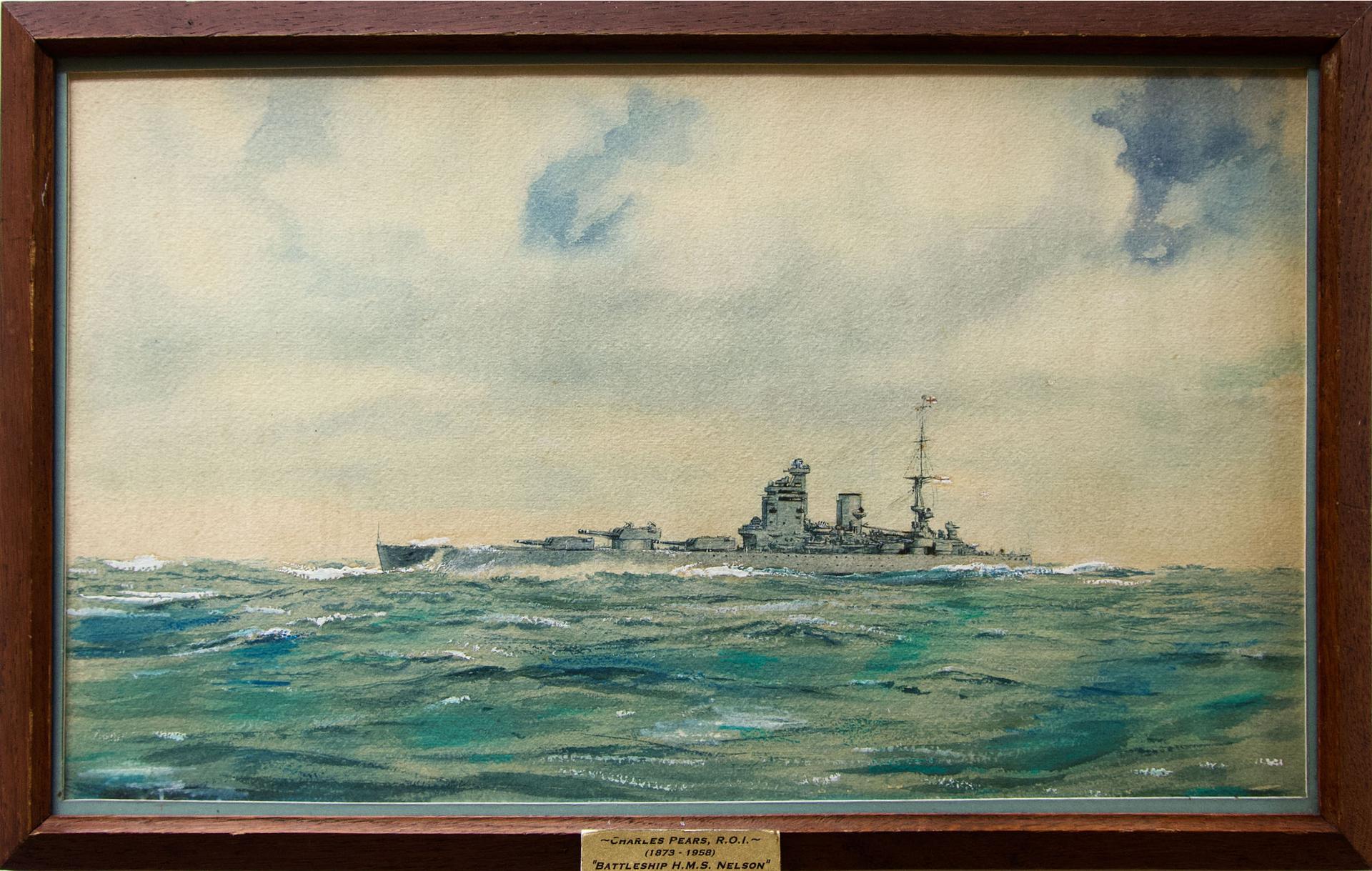 Charles Pears - Battleship H.M.S. Nelson