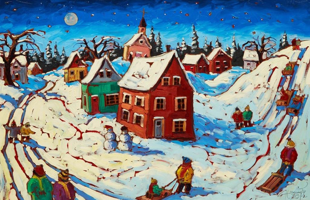 Rod Charlesworth (1955) - Winter (Full Moon)