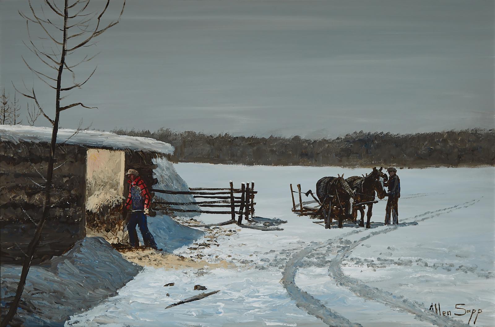 Allen Fredrick Sapp (1929-2015) - Looking After The Horses