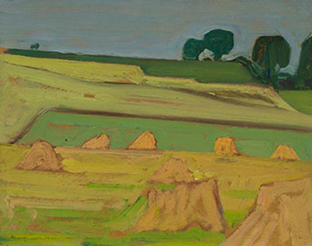 James Edward Hervey (J.E.H.) MacDonald (1873-1932) - Harvest Fields, Evening, Thornhill