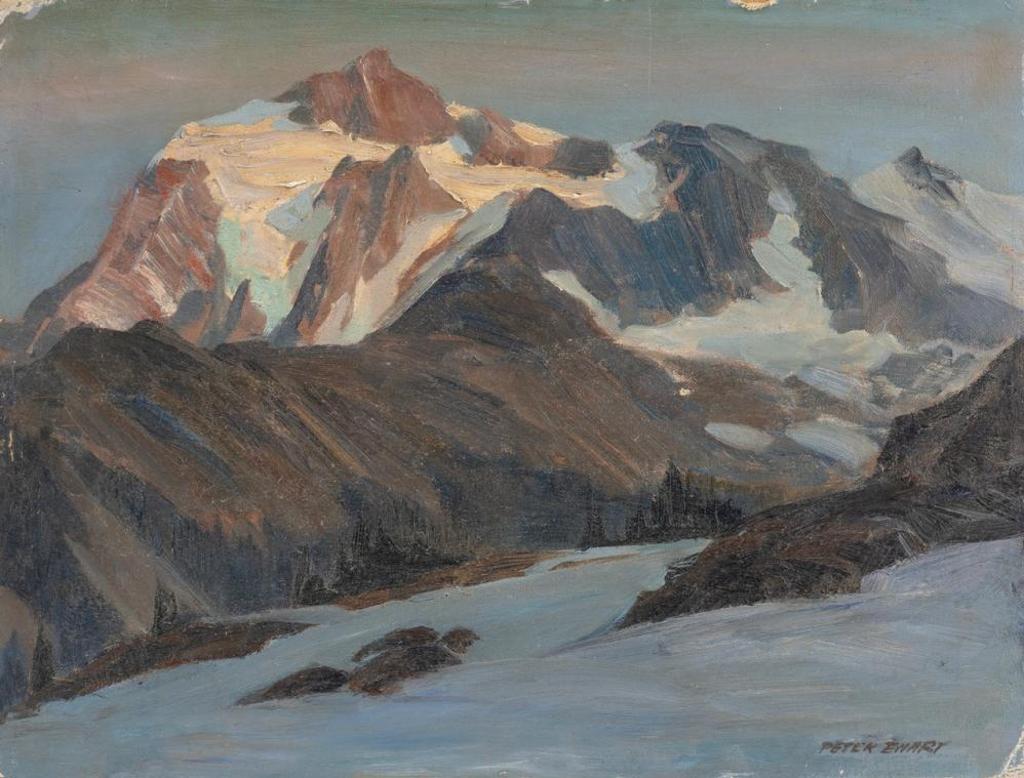 Peter Maxwell Ewart (1918-2001) - Untitled Snowcap Mountain