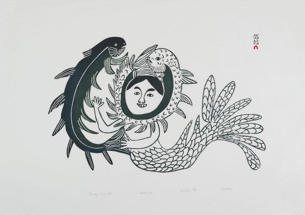 Sorosiluto Ashoona (1941) - Taleelayo With Fish