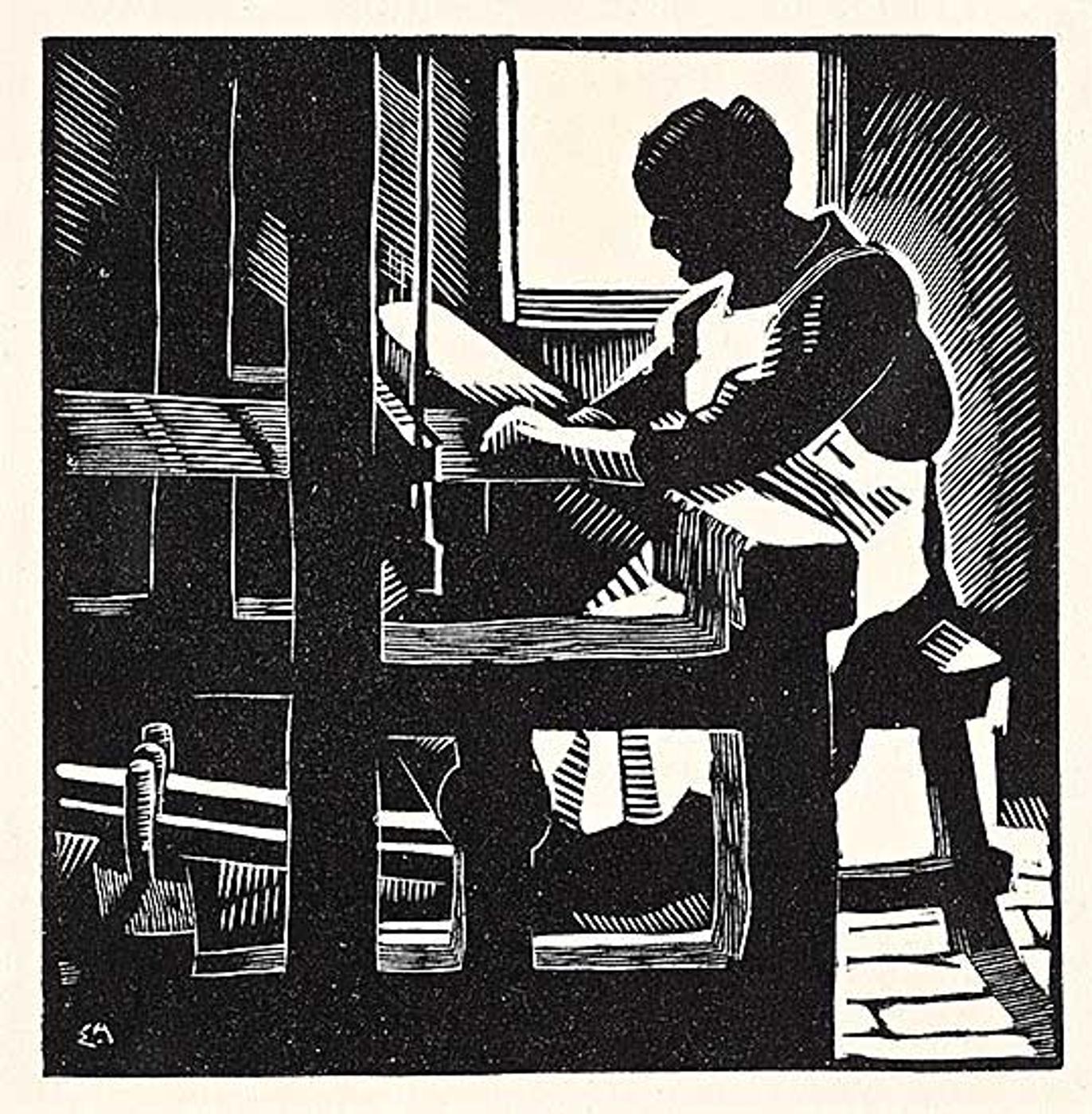 Edwin Headley Holgate (1892-1977) - The Old Loom