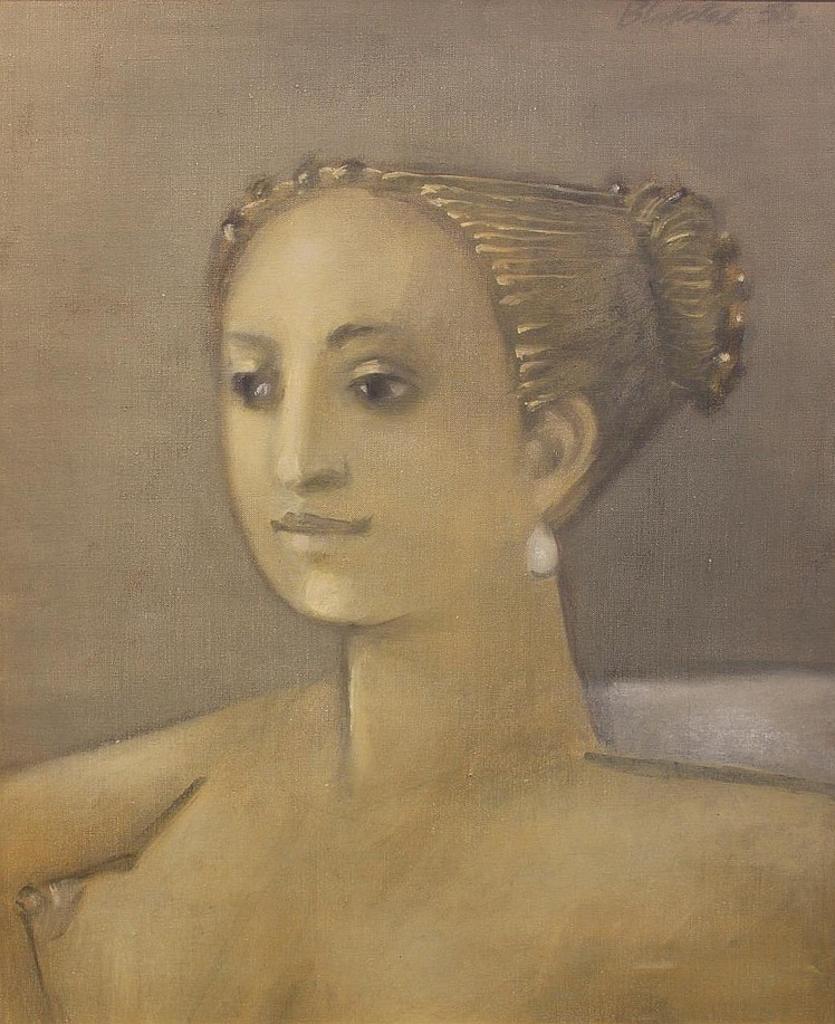 Rolph Kenneth Blakstad (1929) - Untitled (portrait of a woman)