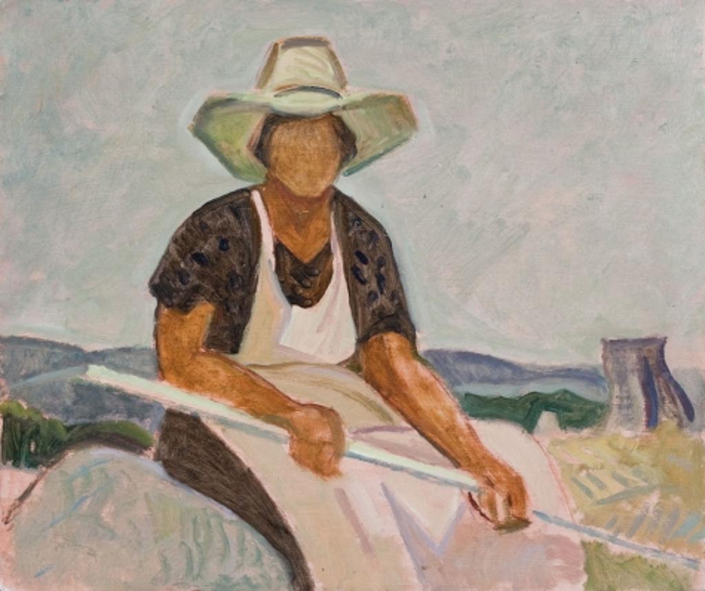 Anne (Annie) Douglas Savage (1896-1971) - Figure in a Landscape