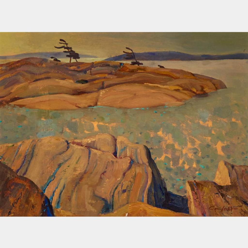 Charles Fraser Comfort (1900-1994) - Pirate Island, Georgian Bay (Painted At West Wind Island, 1965)