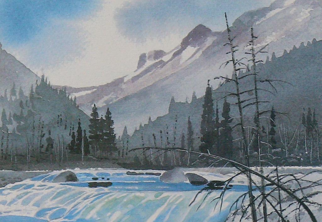 George Weber (1907-2002) - Mountain Waters, Alberta