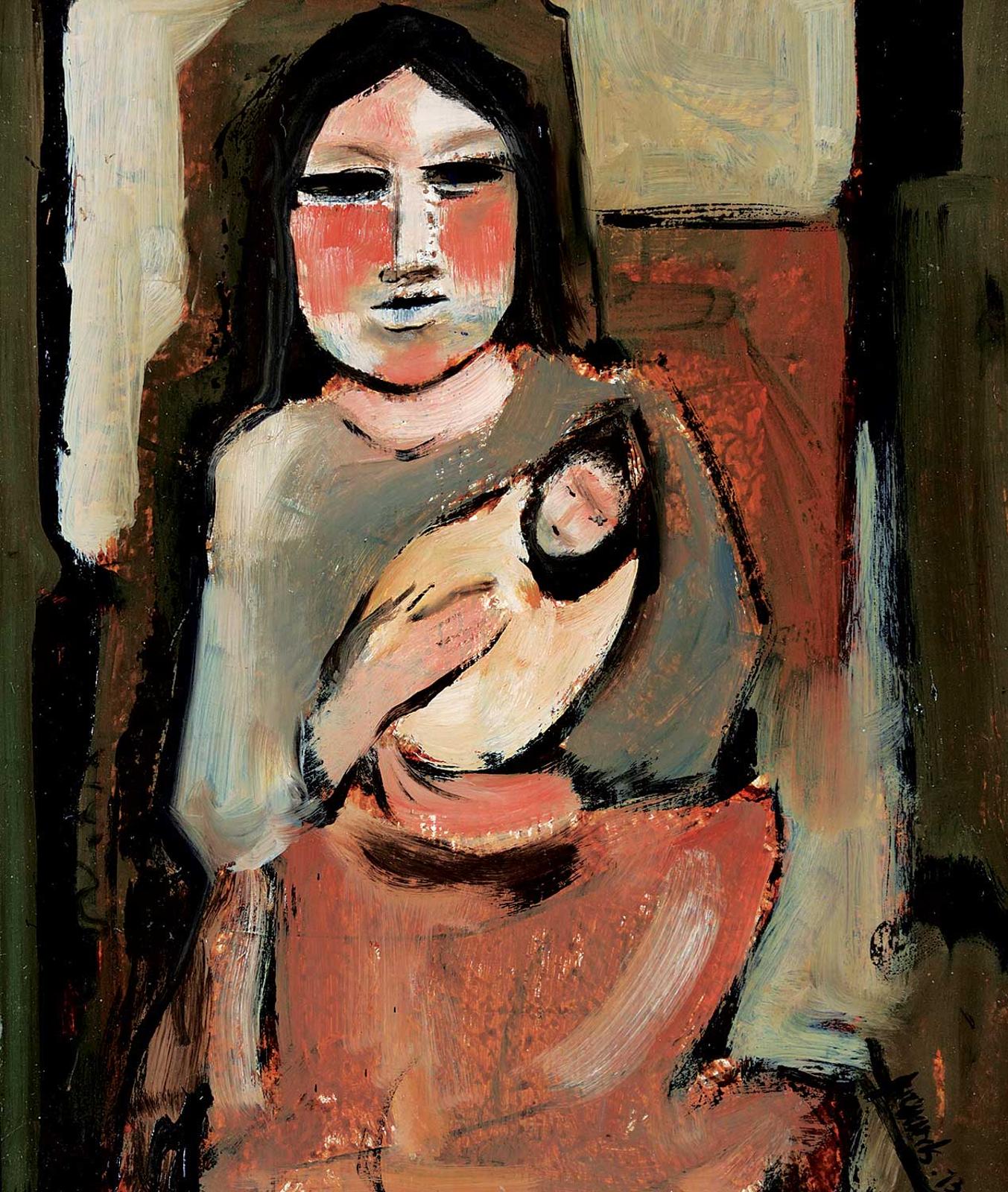 Edith Jean Richards - Mother and Child