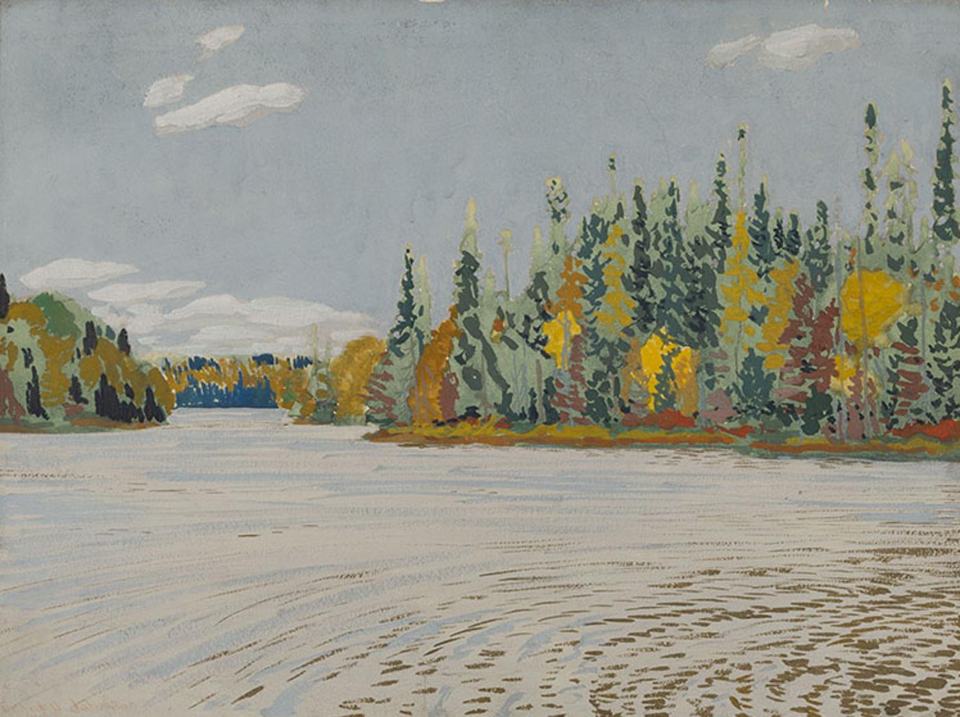 Frank (Franz) Hans Johnston (1888-1949) - North Wind, Algoma